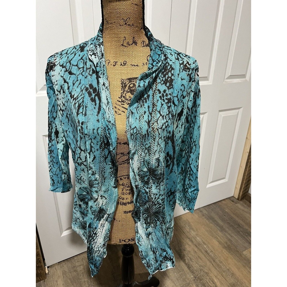 Alberto Makali Open Front Sweater Size L